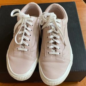 Vans Blush Pink/Pink Leather Sneakers for Women